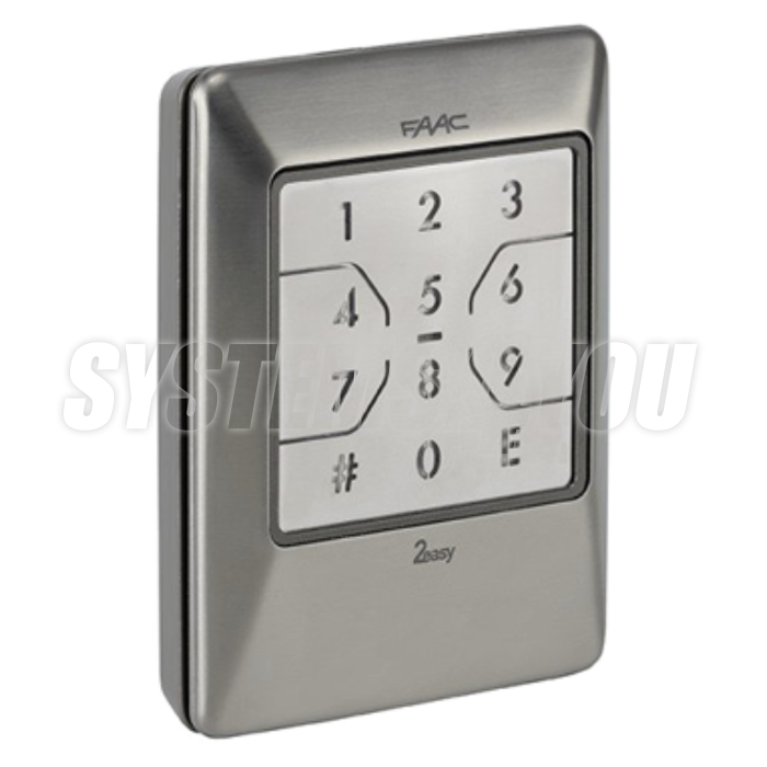 Bezprzewodowa klawiatura kodowa FAAC XKP W 868 INOX
