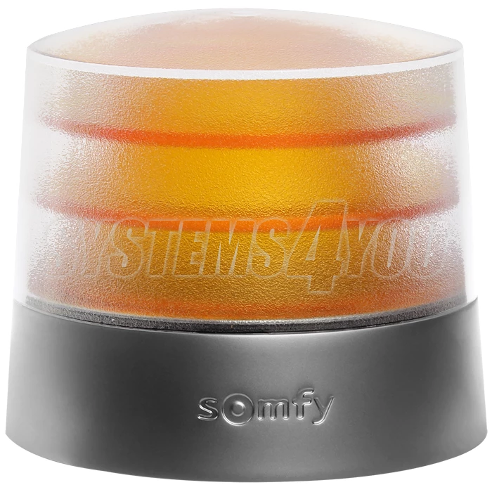Warnleuchte Somfy io 24 V – mit integrierter Antenne