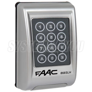 Bezprzewodowa klawiatura kodowa FAAC KP 868 SLH