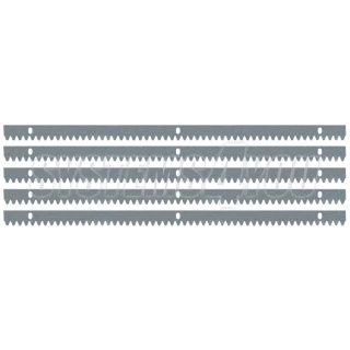 Listwa zębata stalowa 30 × 8 mm, M4, 5 m