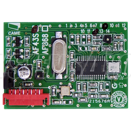 Karta częstotliwości Came AF43S - 433 MHz